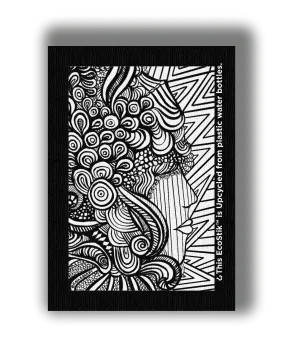 3" x 2" Mother Earth Coloring EcoStiks Patches - Bulk
