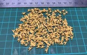 9mm Boxwood Cleats 12/bag