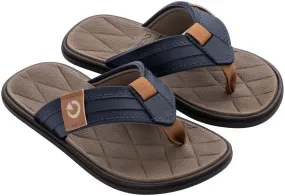 Blue Brown Thong Sandal