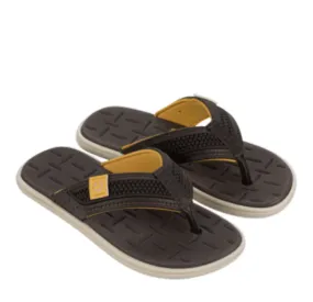 Brown Yellow Thong Sandal