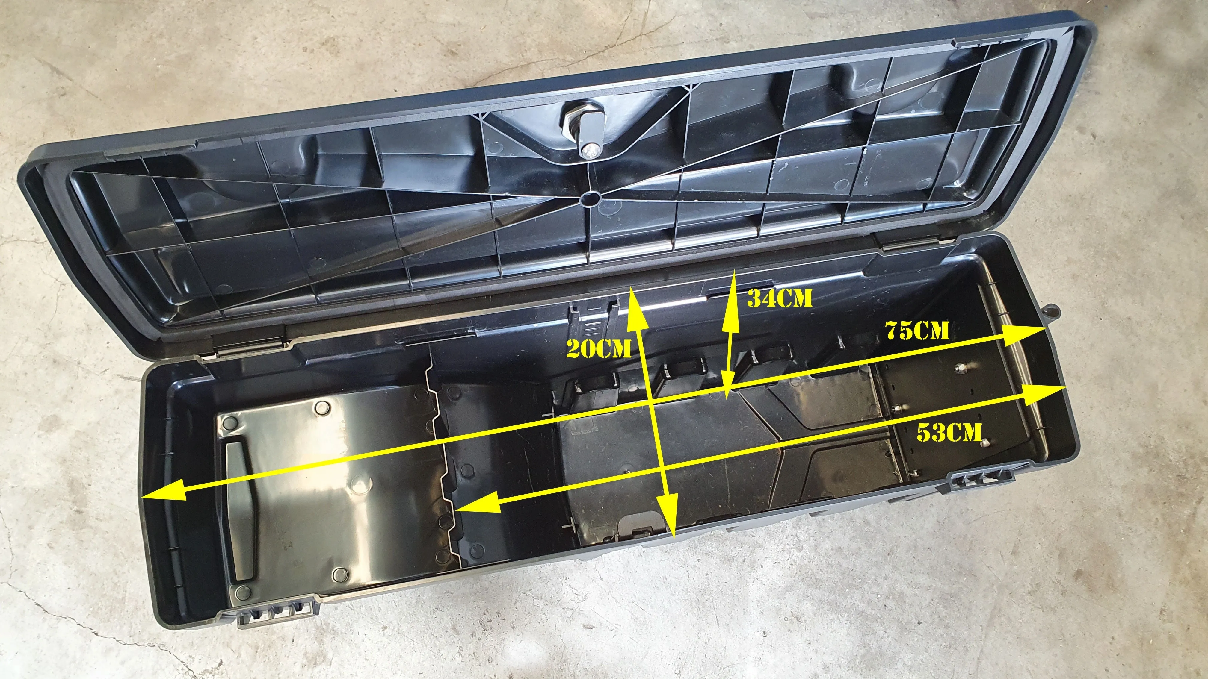Chev SILVERADO 1500 2020-2024 SMART TUB LOCKER - Secure Swing Lift out Case