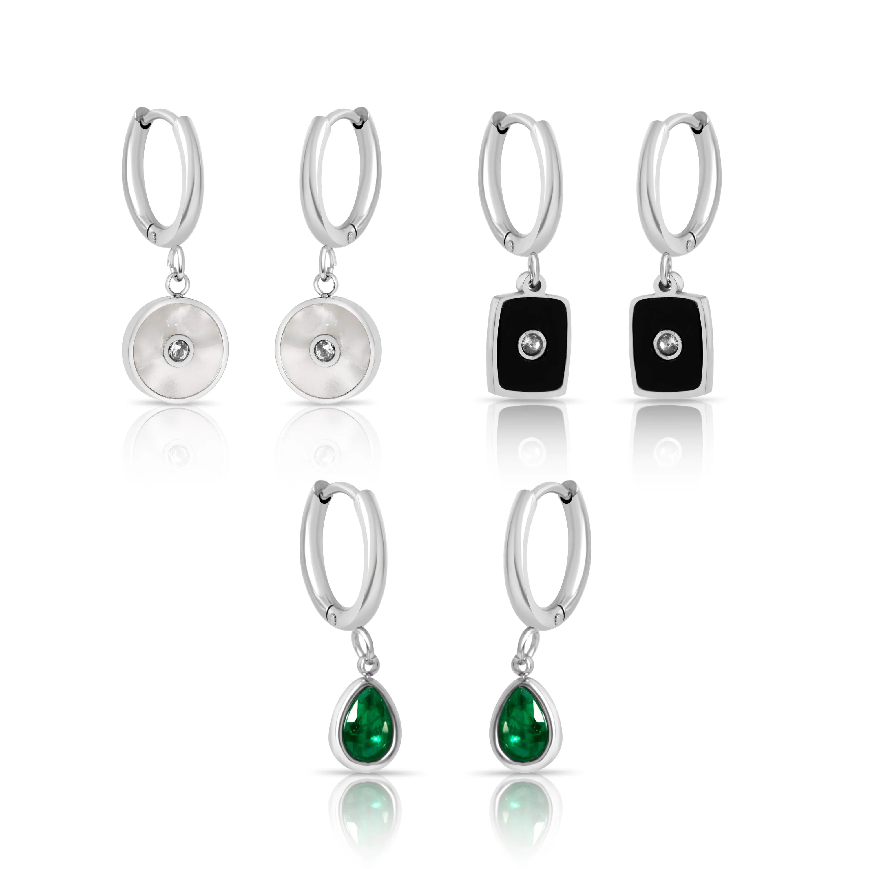Classic Minimal Studs Earrings Combo