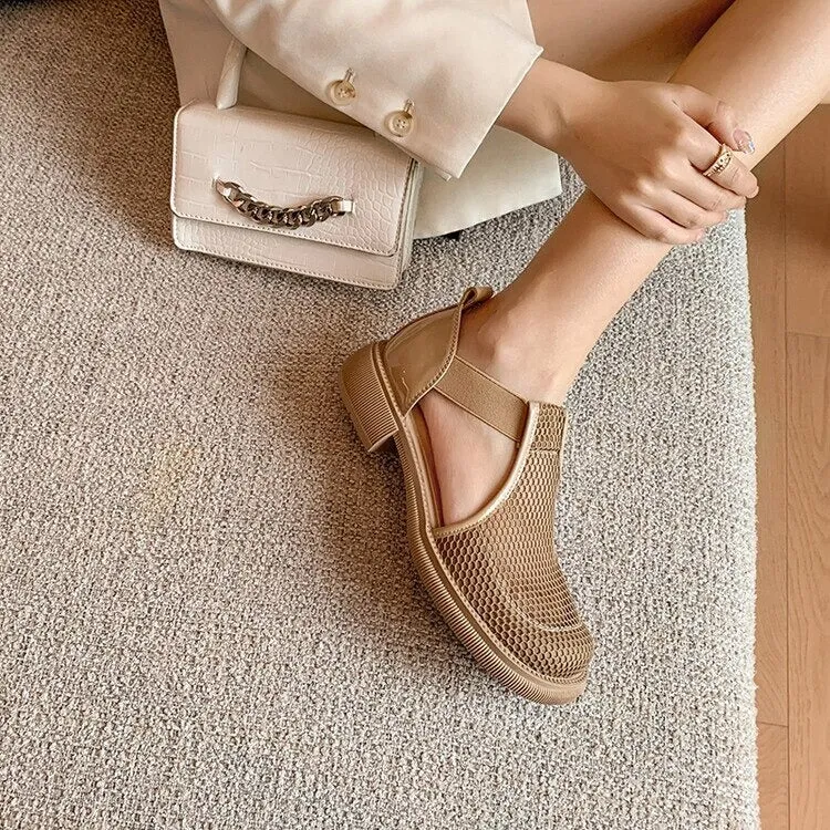 Cuzcare Arch Support Sandals Women Breathable Casual Summer Elastic Strap