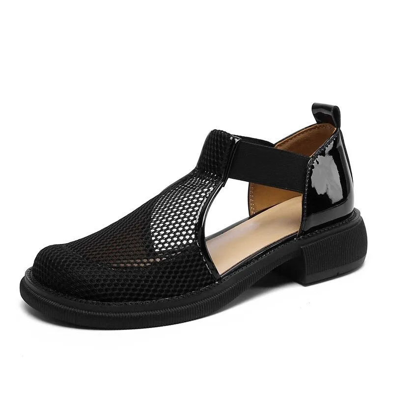 Cuzcare Arch Support Sandals Women Breathable Casual Summer Elastic Strap