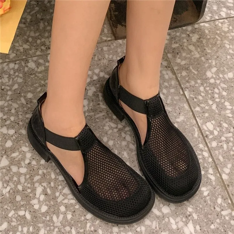 Cuzcare Arch Support Sandals Women Breathable Casual Summer Elastic Strap