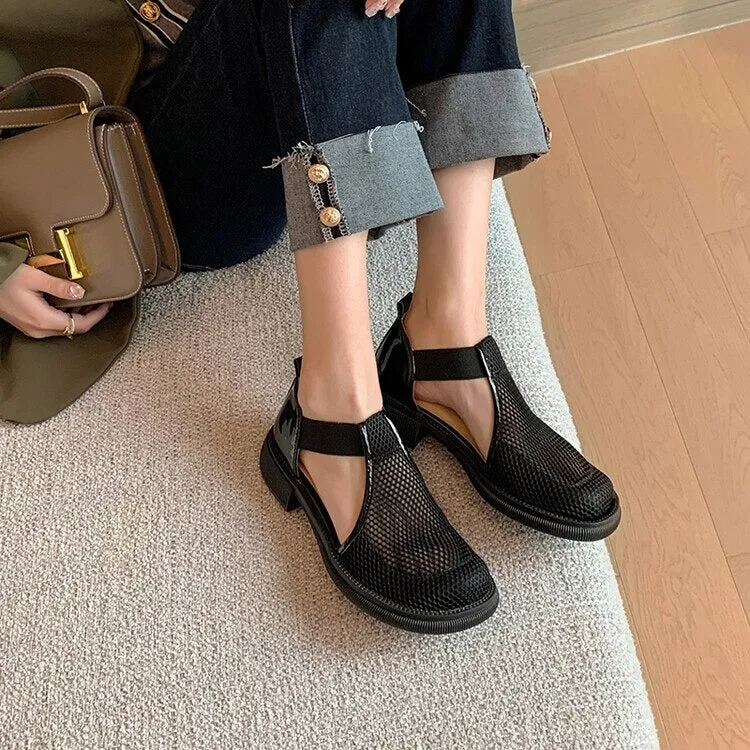 Cuzcare Arch Support Sandals Women Breathable Casual Summer Elastic Strap