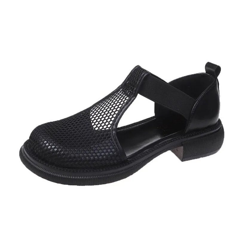 Cuzcare Arch Support Sandals Women Breathable Casual Summer Elastic Strap