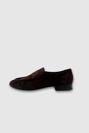 L'Eclisse x Denim Iniquity Suede Loafer in Chocolate