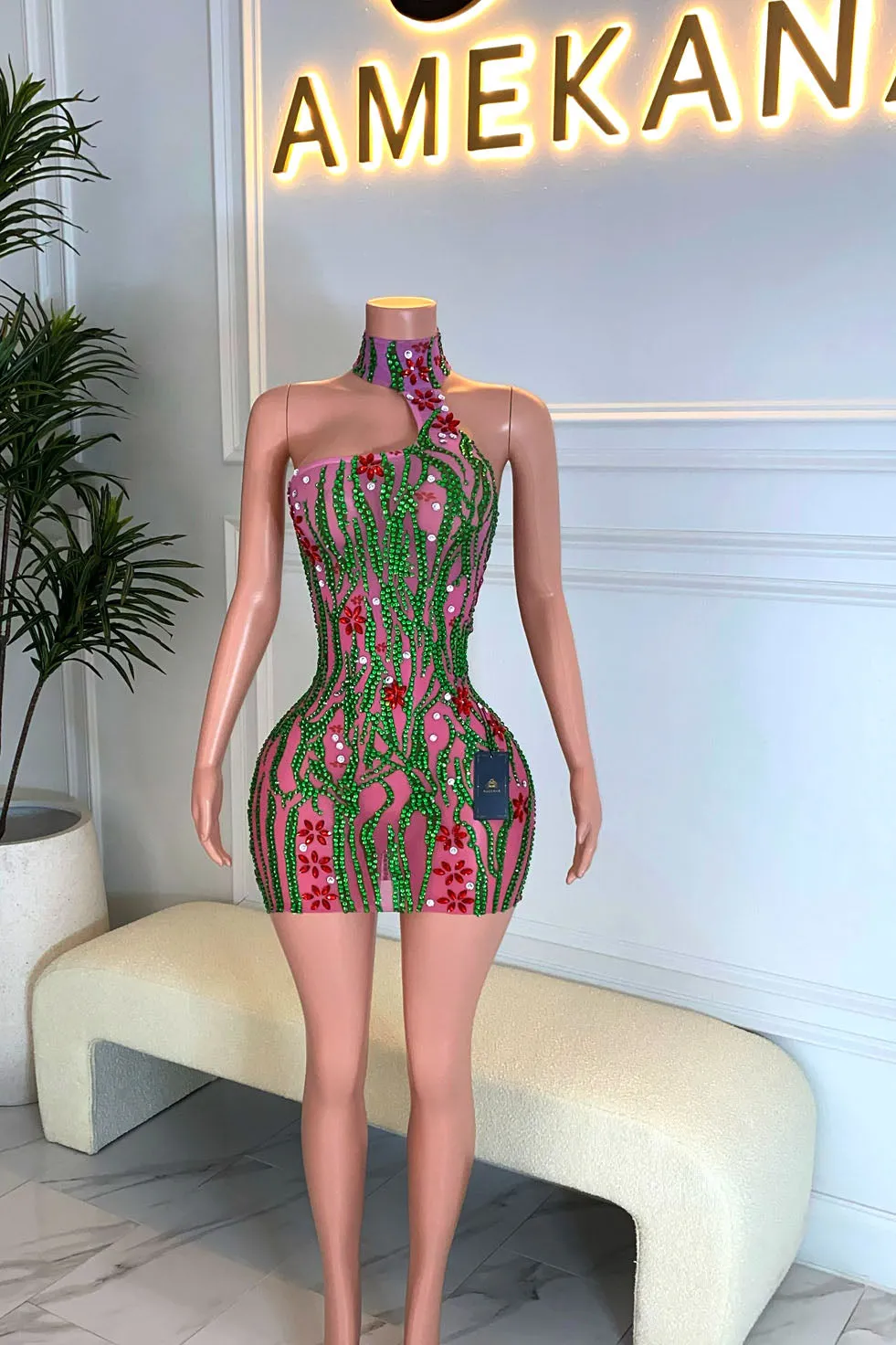 Lush Barbie Halter Dress