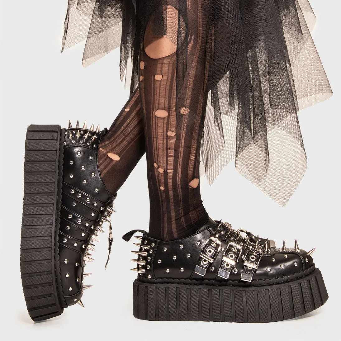 Manic Monday Chunky Creeper Shoes