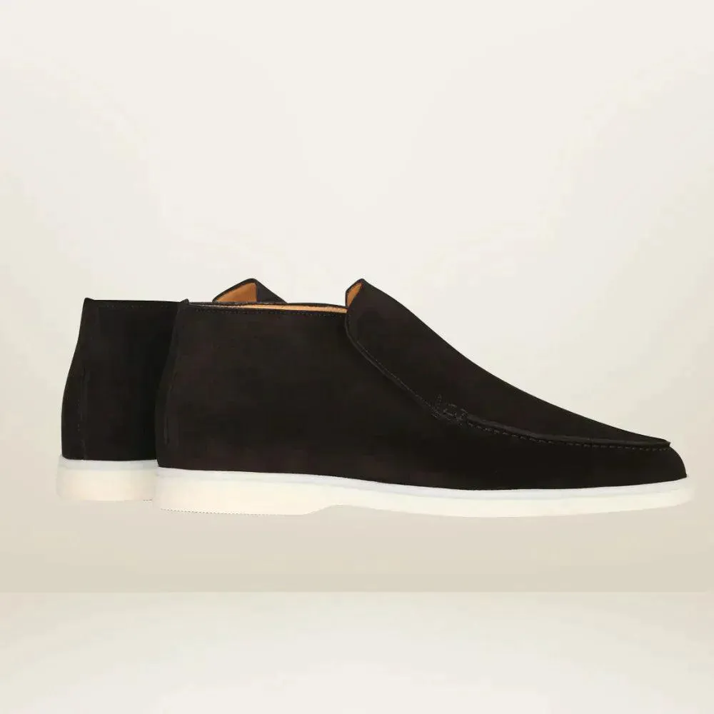 Matteo | Heren old money suède loafers