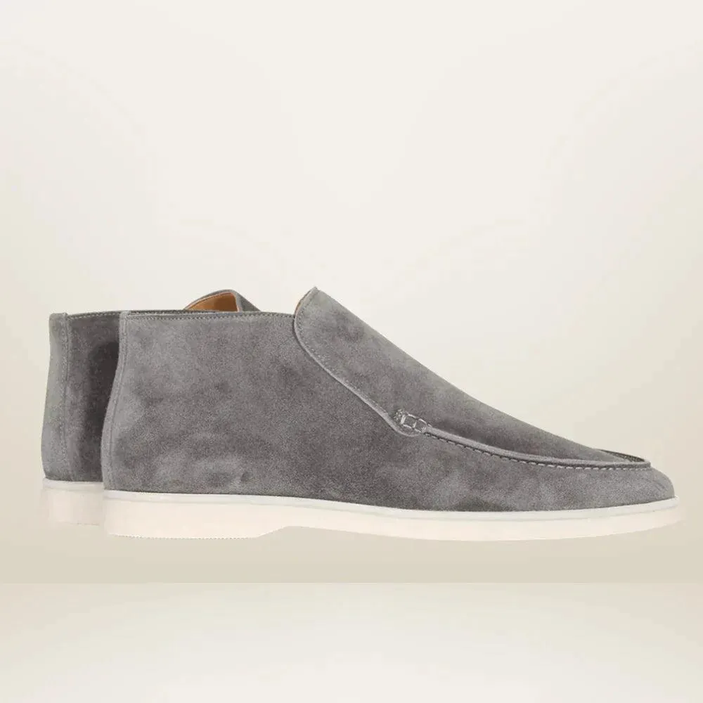 Matteo | Heren old money suède loafers