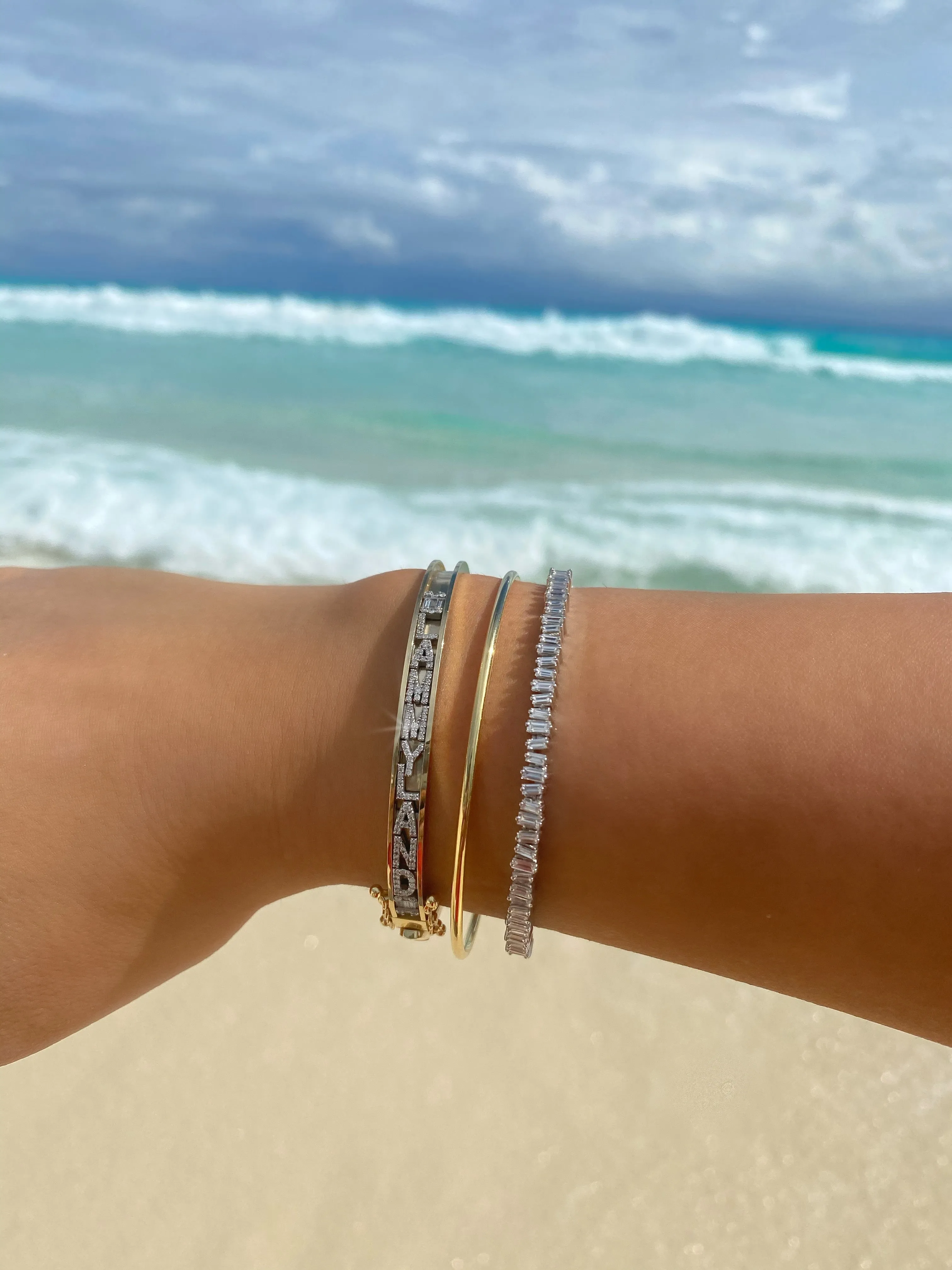 Mismatched Baguette Tennis Bracelet