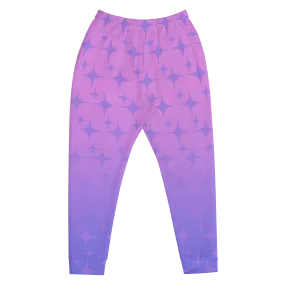 Purple Ghost Sparkle Joggers (Men's XS-3XL)