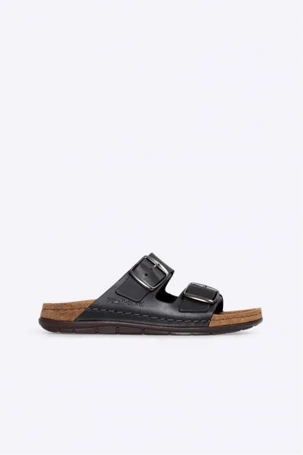 ROHDE Black Two Strap Sandal