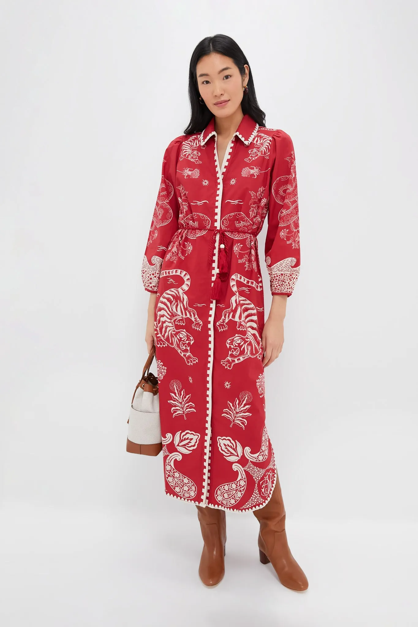 Scarlet Tiger Kathryn Caftan
