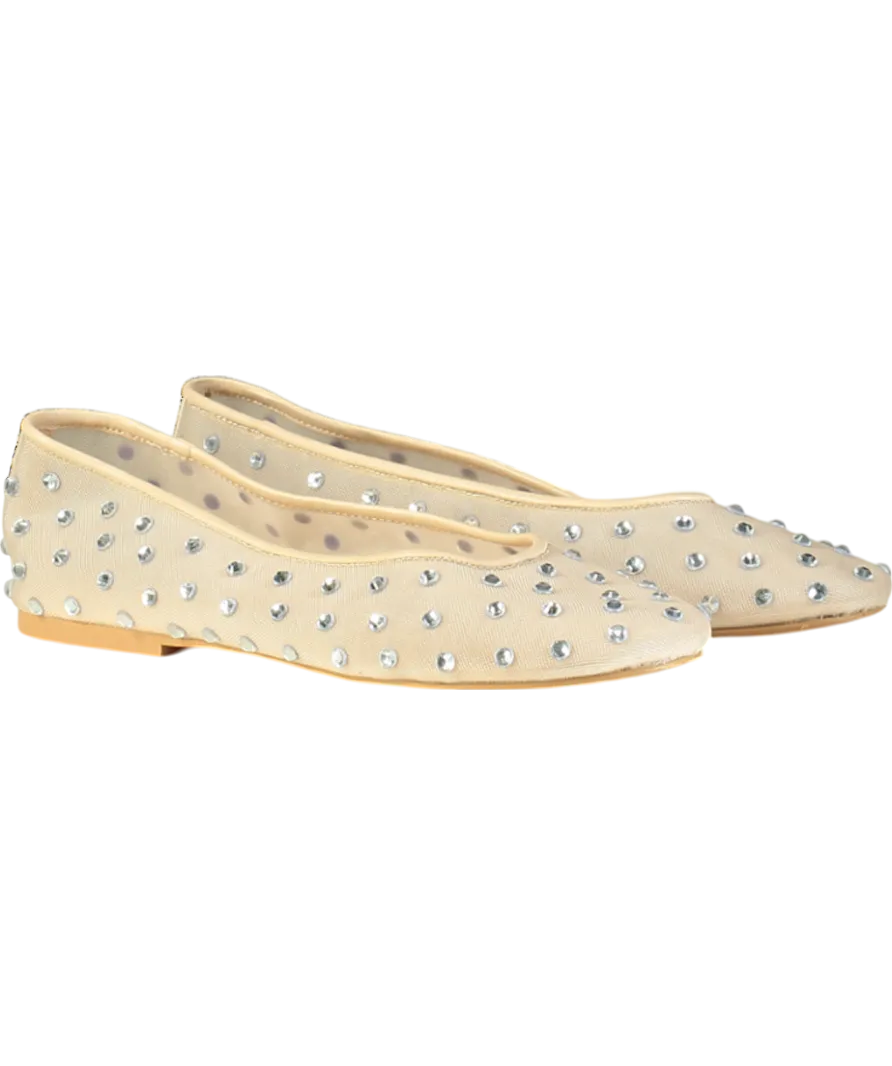 STEVE MADDEN Nude Marli Flat Shoe UK 7.5 EU 40.5 👠