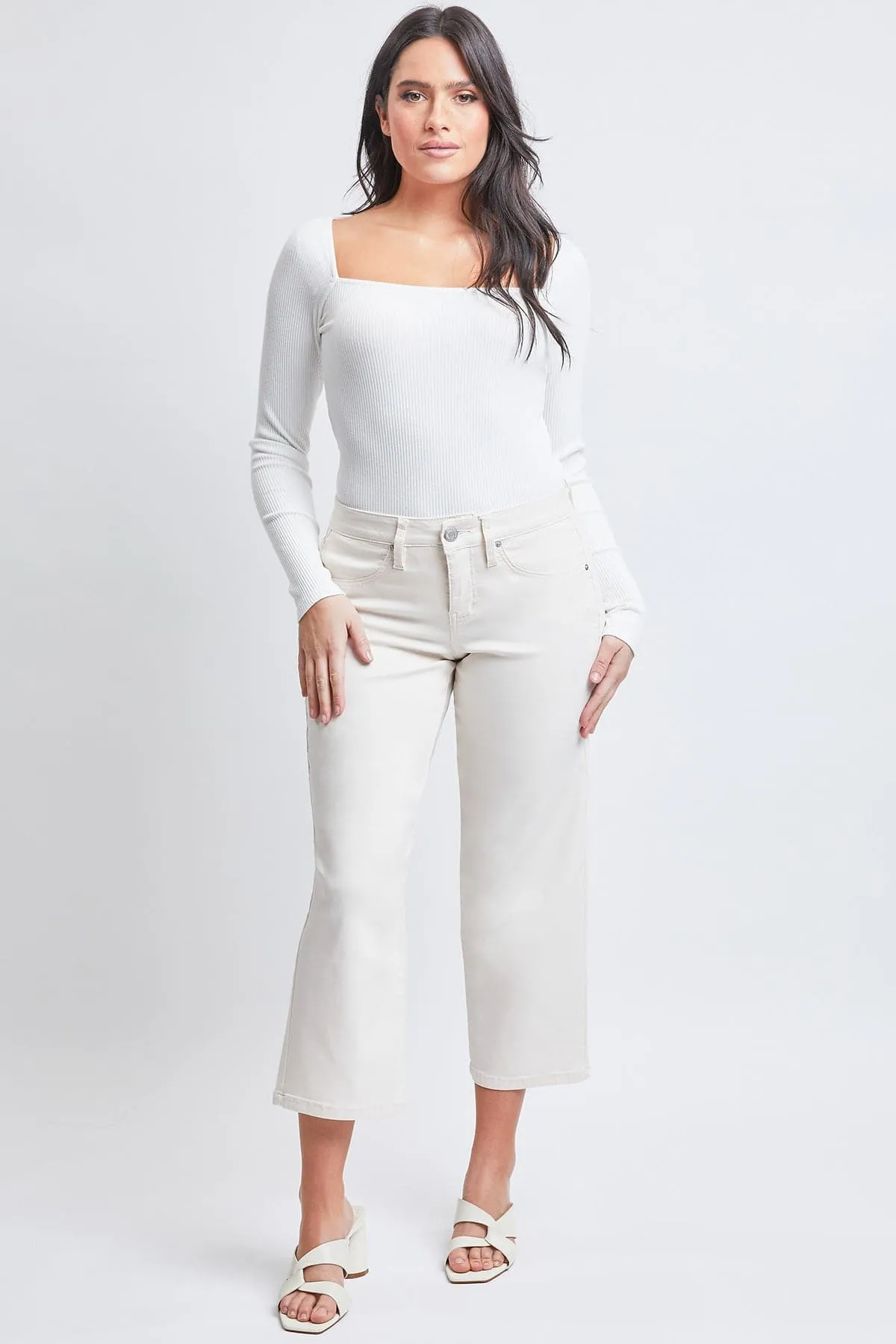 Women's Hyperstretch Cropped Wide Leg Pants
