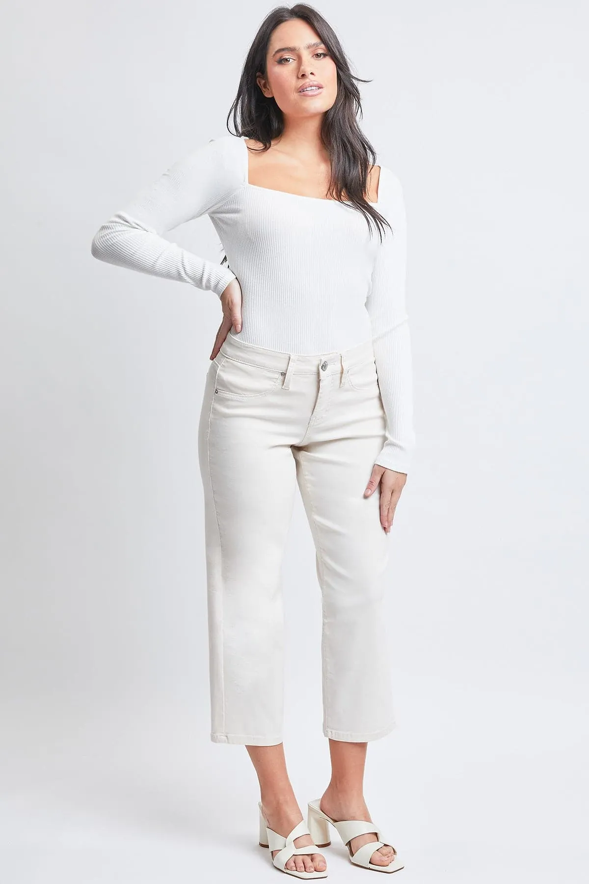 Women's Hyperstretch Cropped Wide Leg Pants